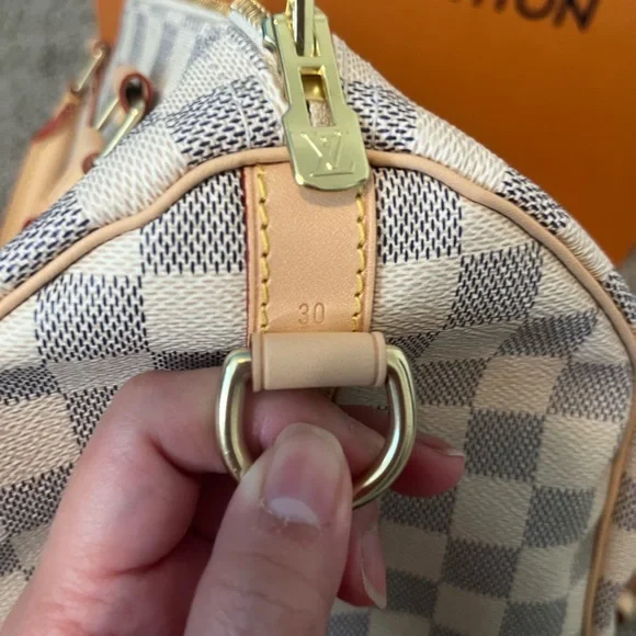 Louis Vuitton Speedy Bandouliere 30 Azur - Picture 5 of 13